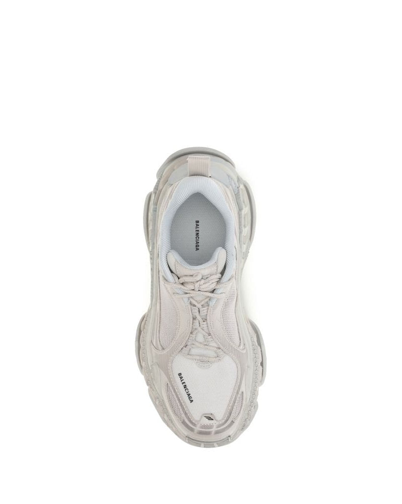 Balenciaga White Polyurethane Chunky Sneakers Glam Steals