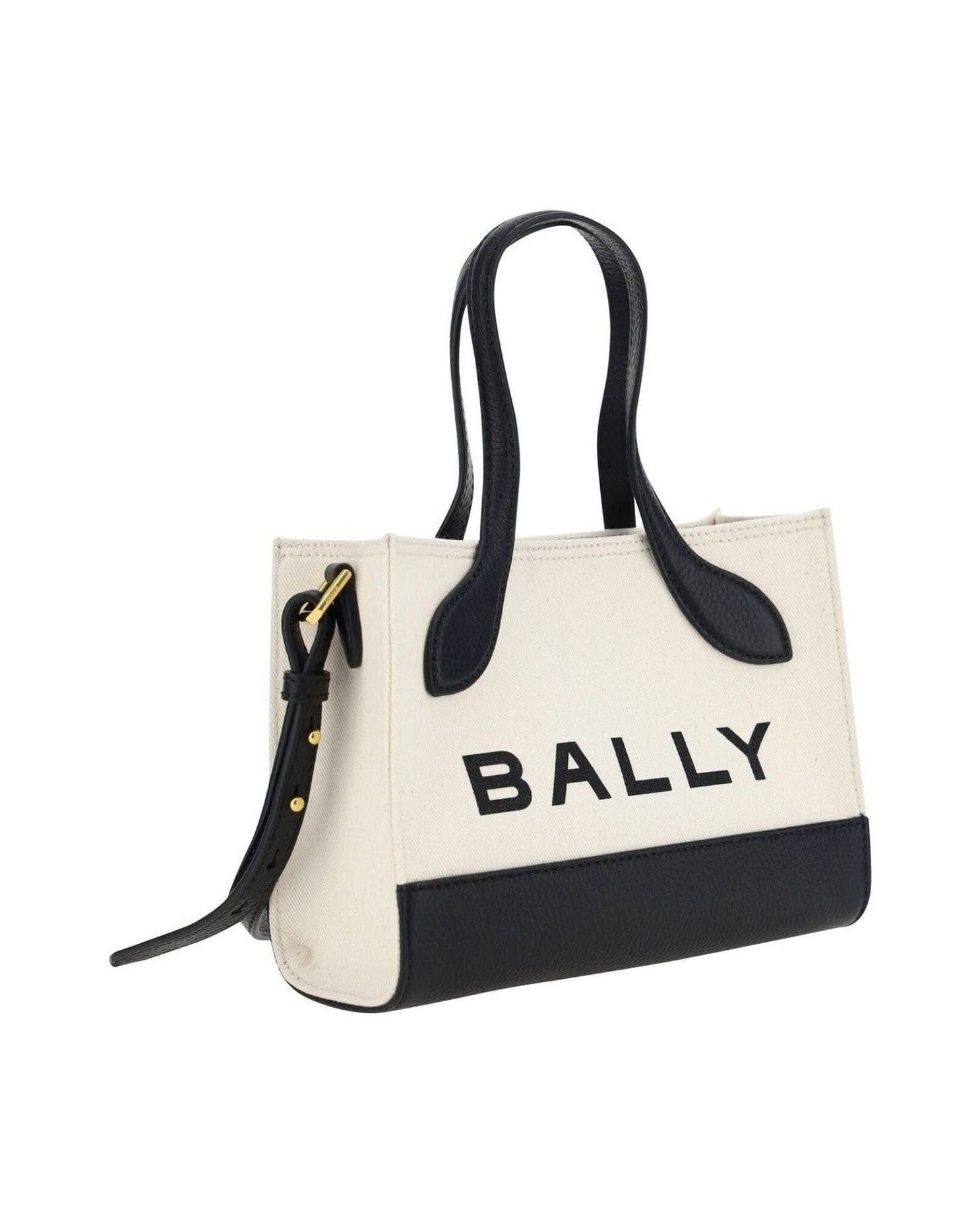 Bally Chic Contrast Mini Leather Handbag Handbags
