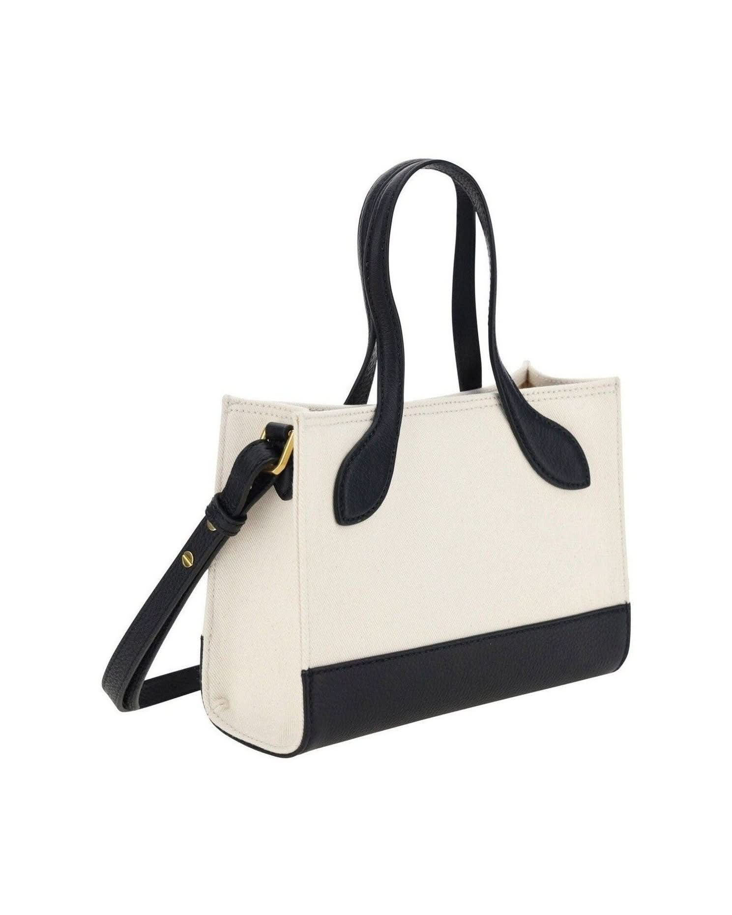 Bally Chic Contrast Mini Leather Handbag Handbags