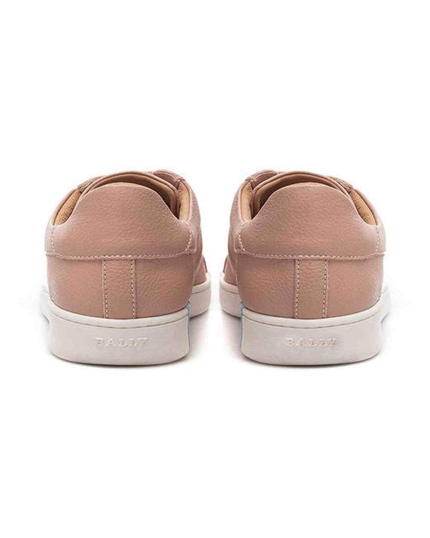 Bally Elegant Leather Pink Sneakers Glam Steals