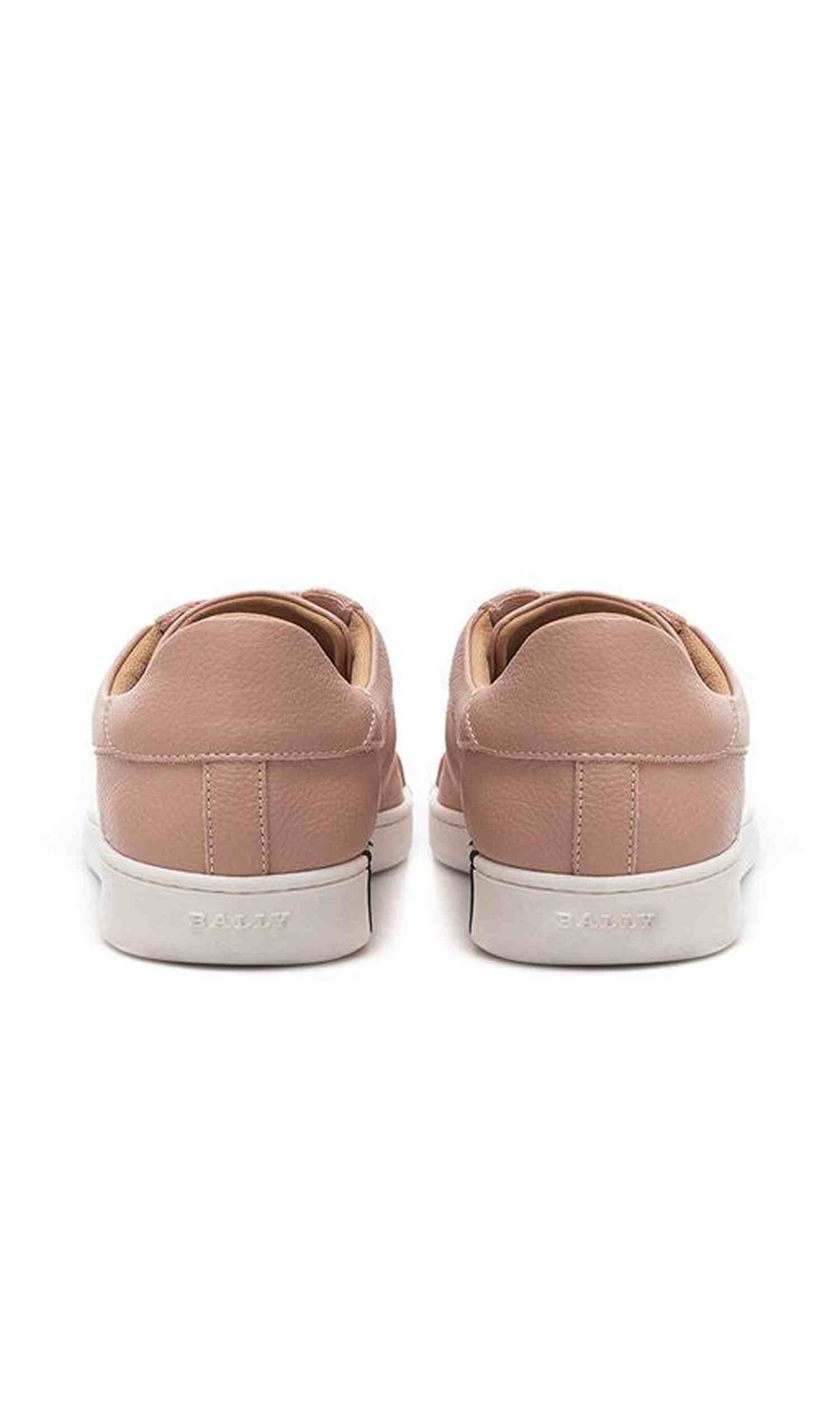 Bally Elegant Leather Sneakers For Pink Women Glam Steals