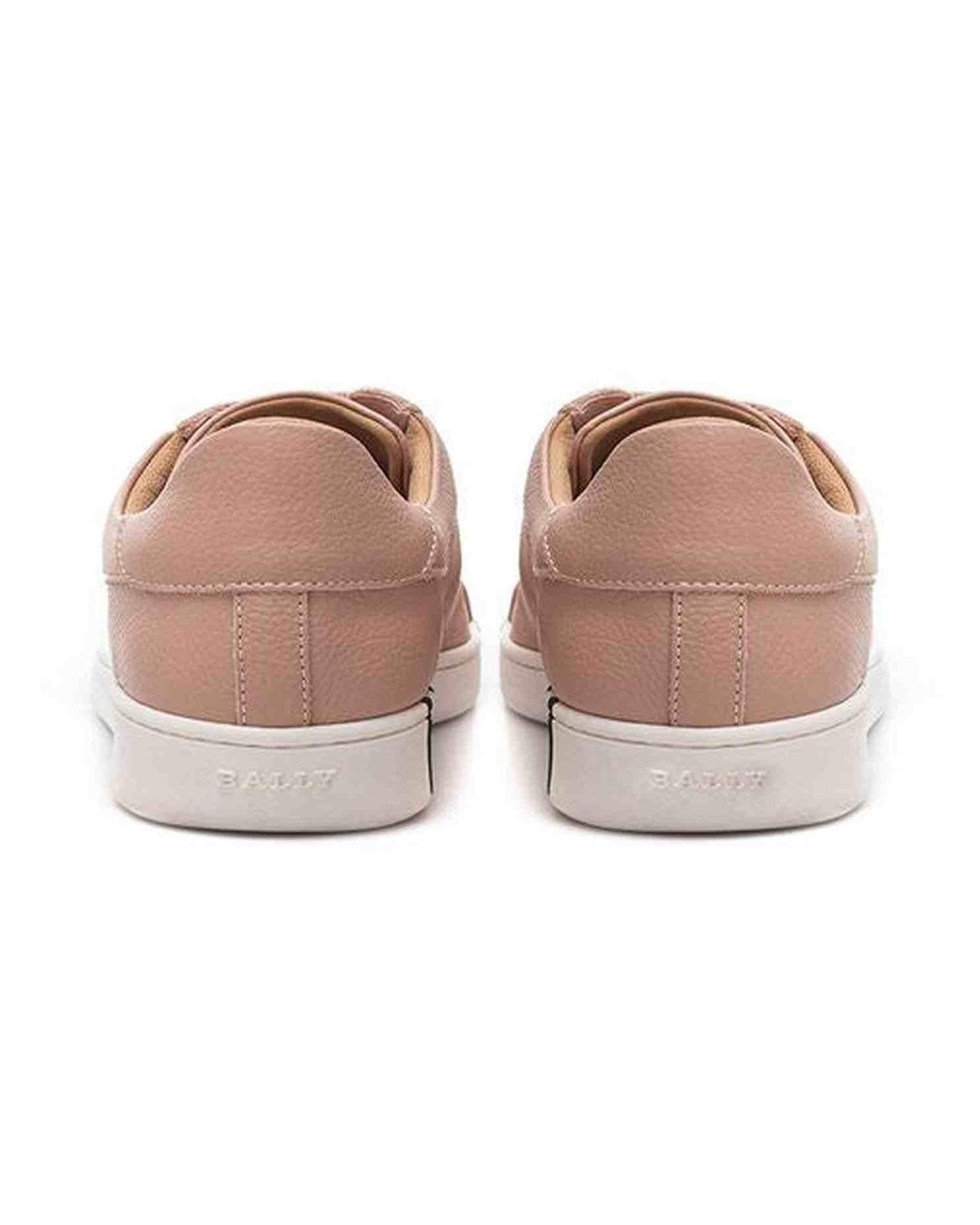 Bally Elegant Leather Sneakers For Pink Women Glam Steals