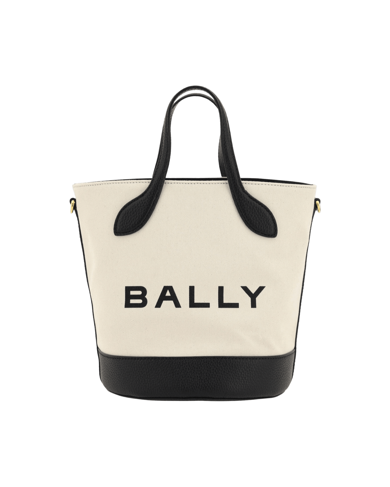 Bally Elegant Monogram Bucket Bag In Black White Glam Steals