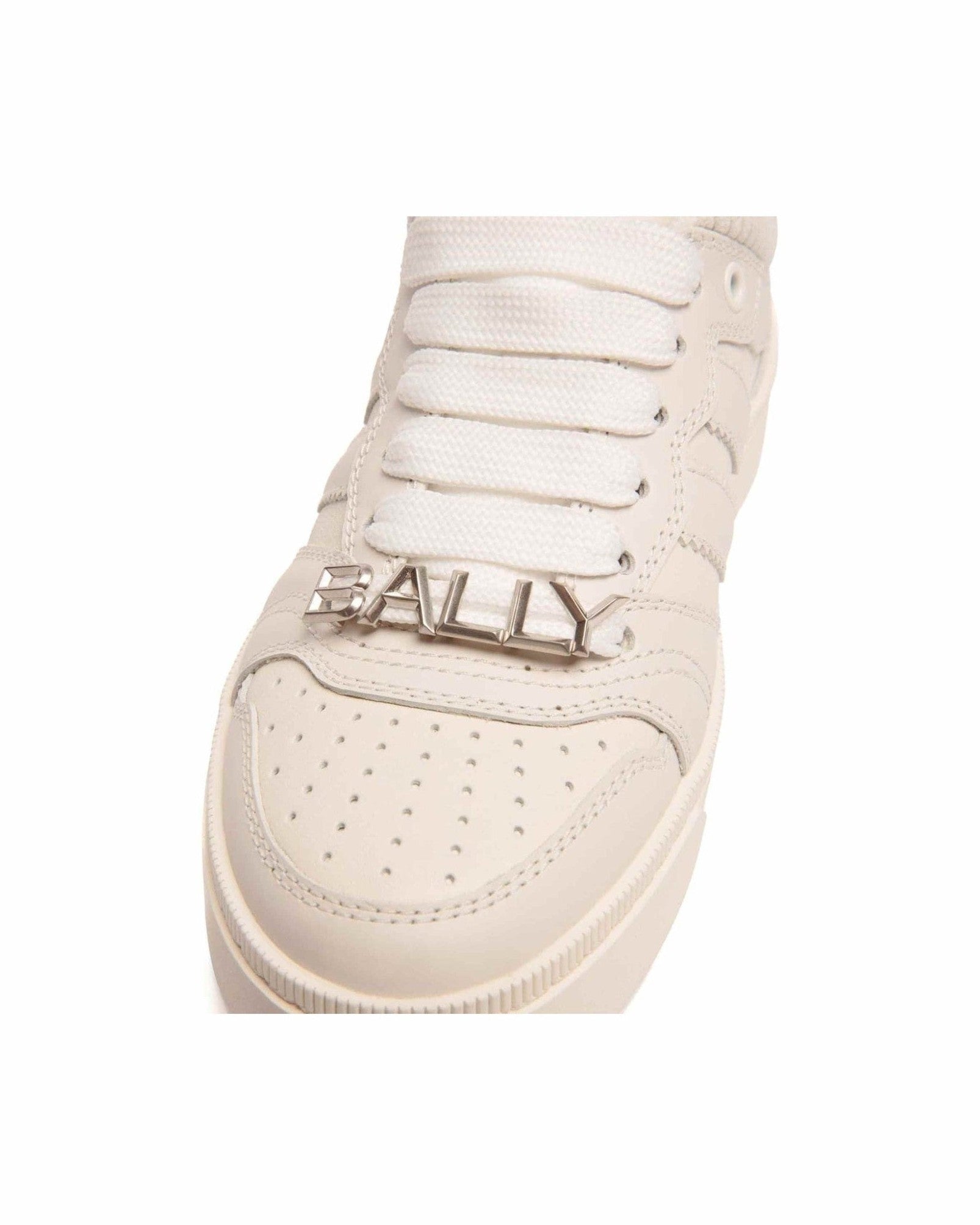 Bally White Sneakers Glam Steals
