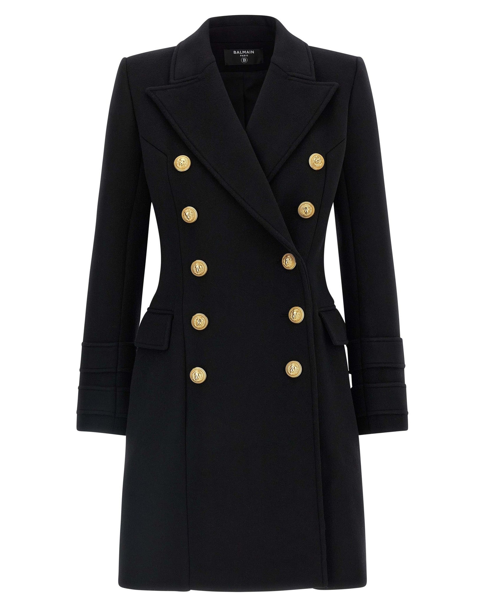 Balmain 10 Bottoni Coat Glam Steals