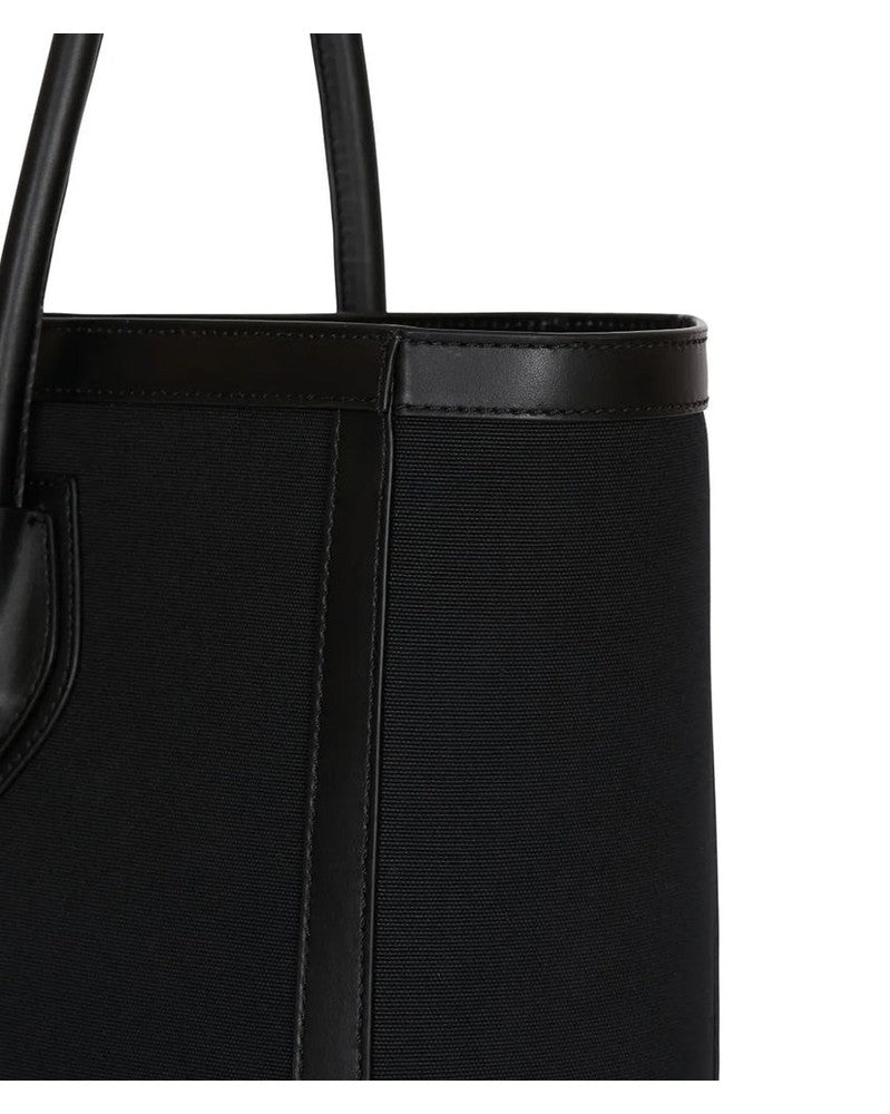 Balmain Black Cotton Tote Bag