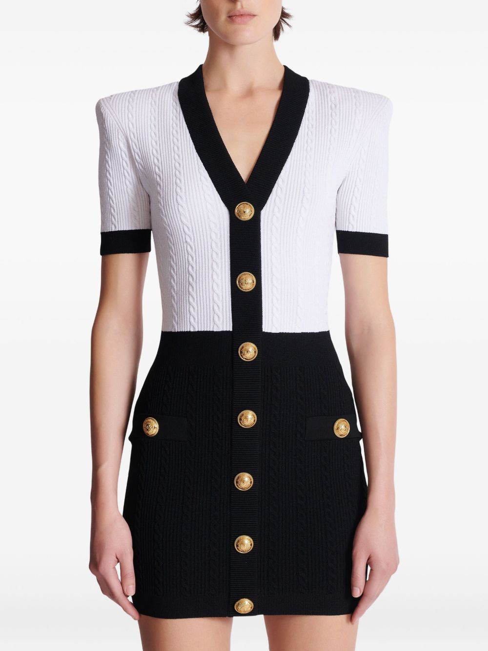Balmain Black Dress Glam Steals