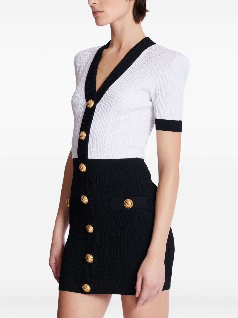 Balmain Black Dress Glam Steals