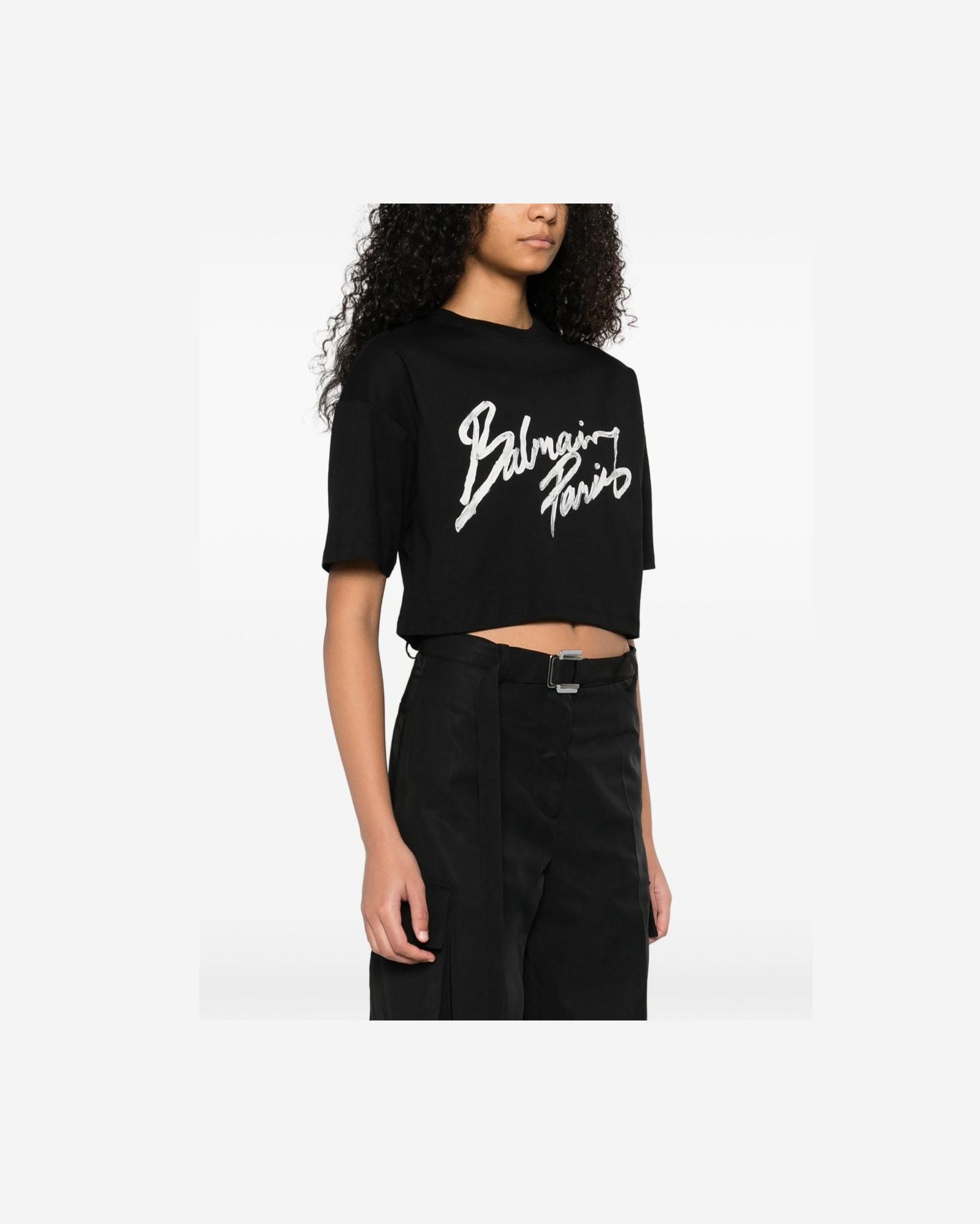 Balmain Black Polo T-shirt Glam Steals