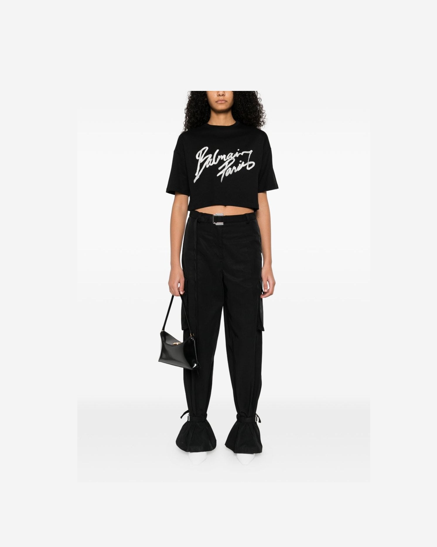 Balmain Black Polo T-shirt Glam Steals