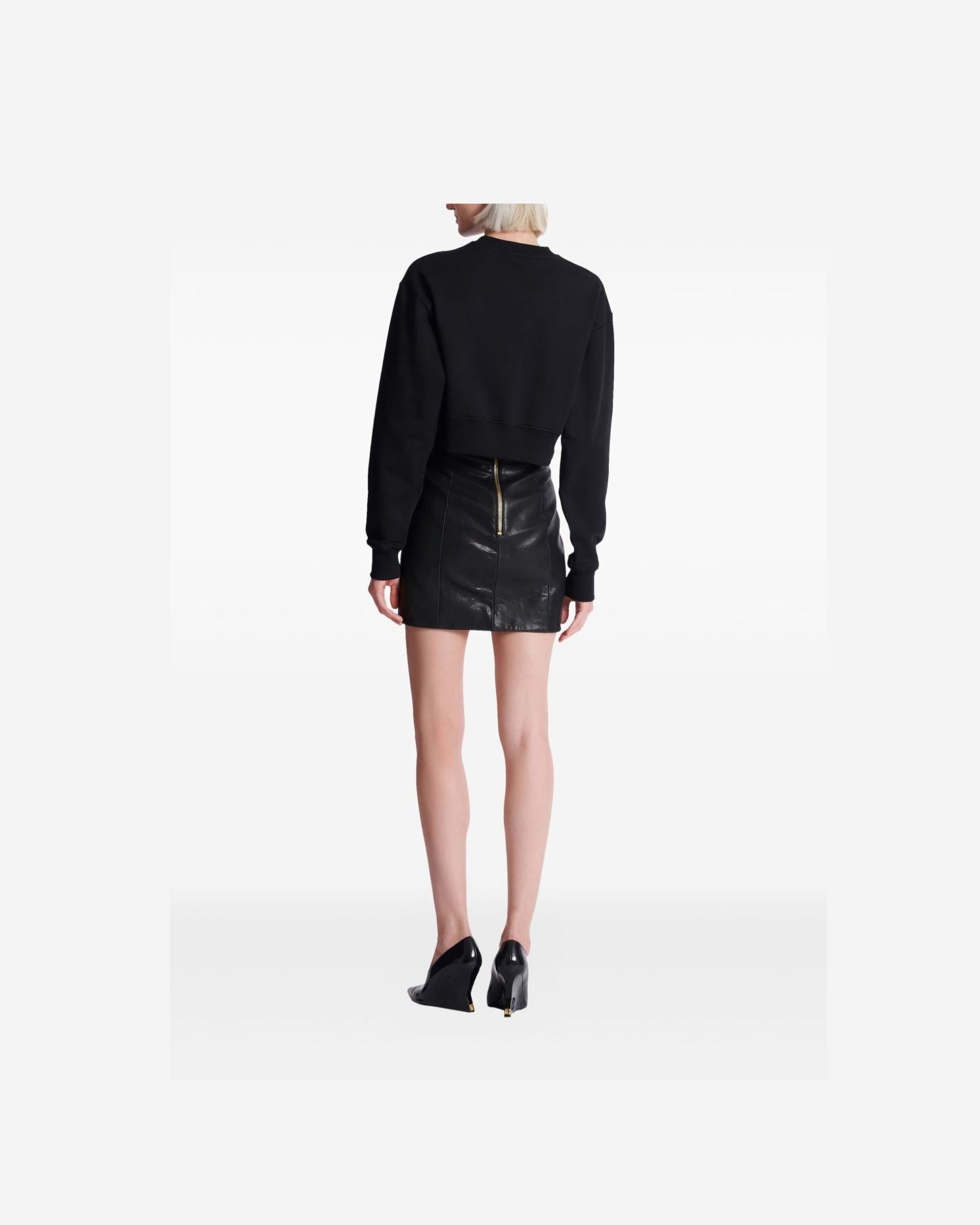 Balmain Black Sweater Sweaters