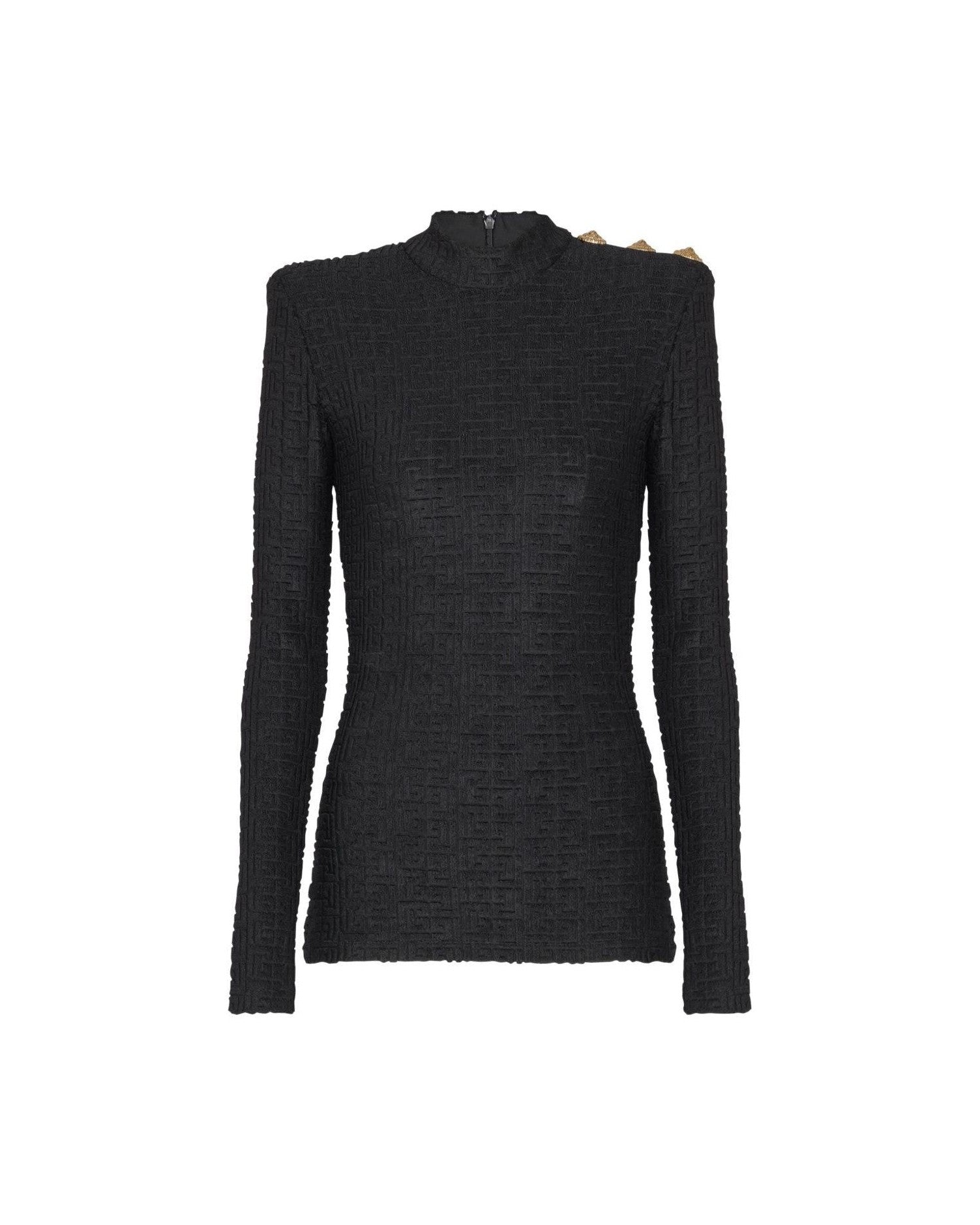 Balmain Black Sweater Glam Steals