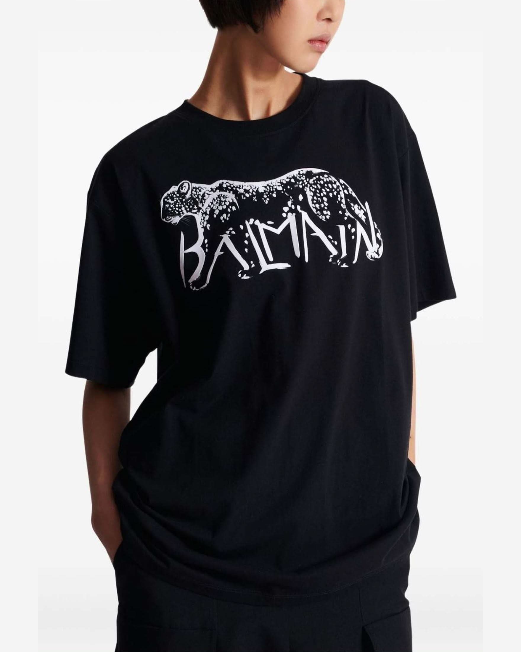 Balmain T-Shirt Black Polo T-Shirts