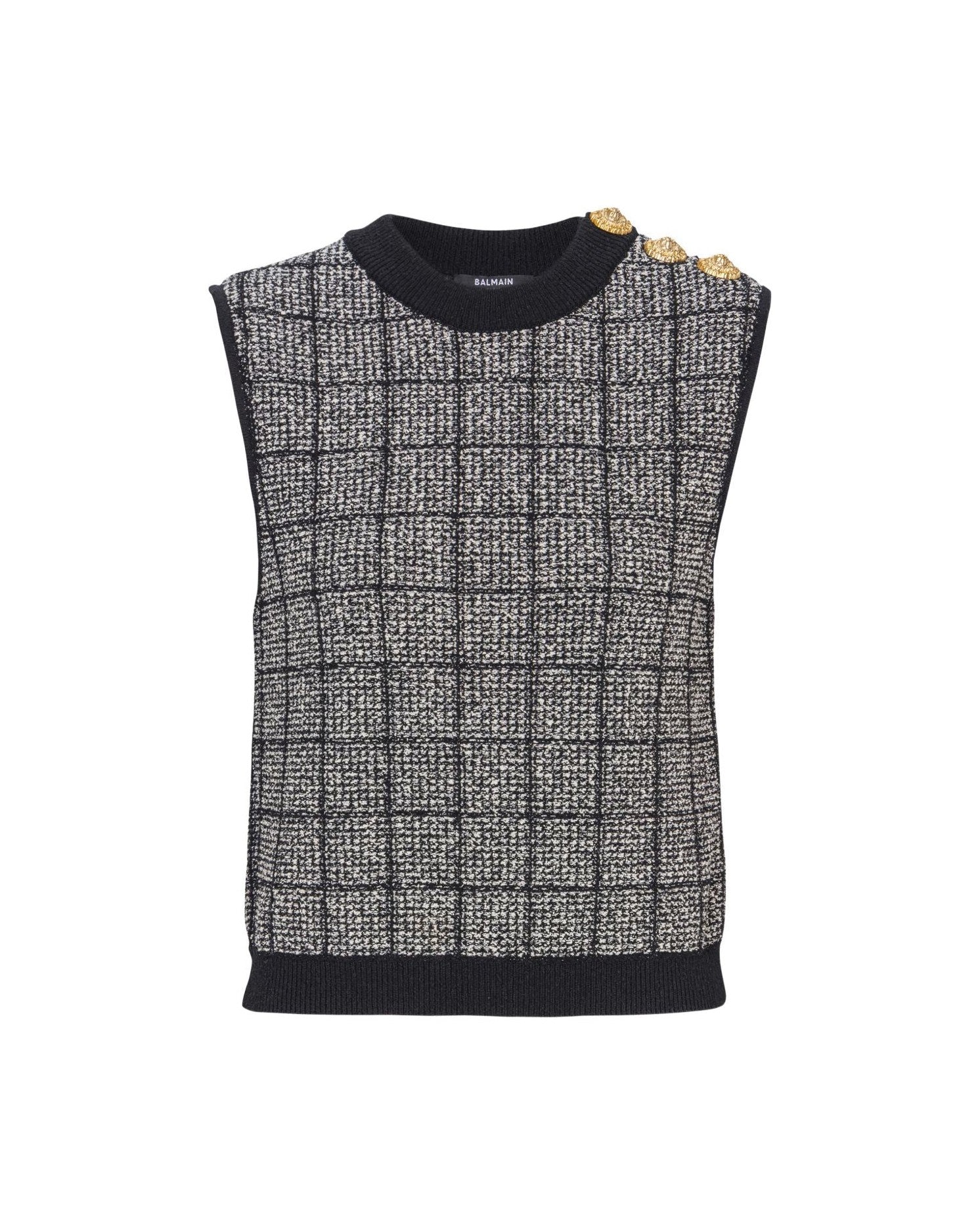 Balmain Black Top Glam Steals