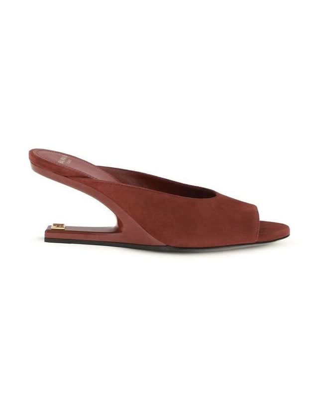 Balmain Bordeaux Mules Glam Steals