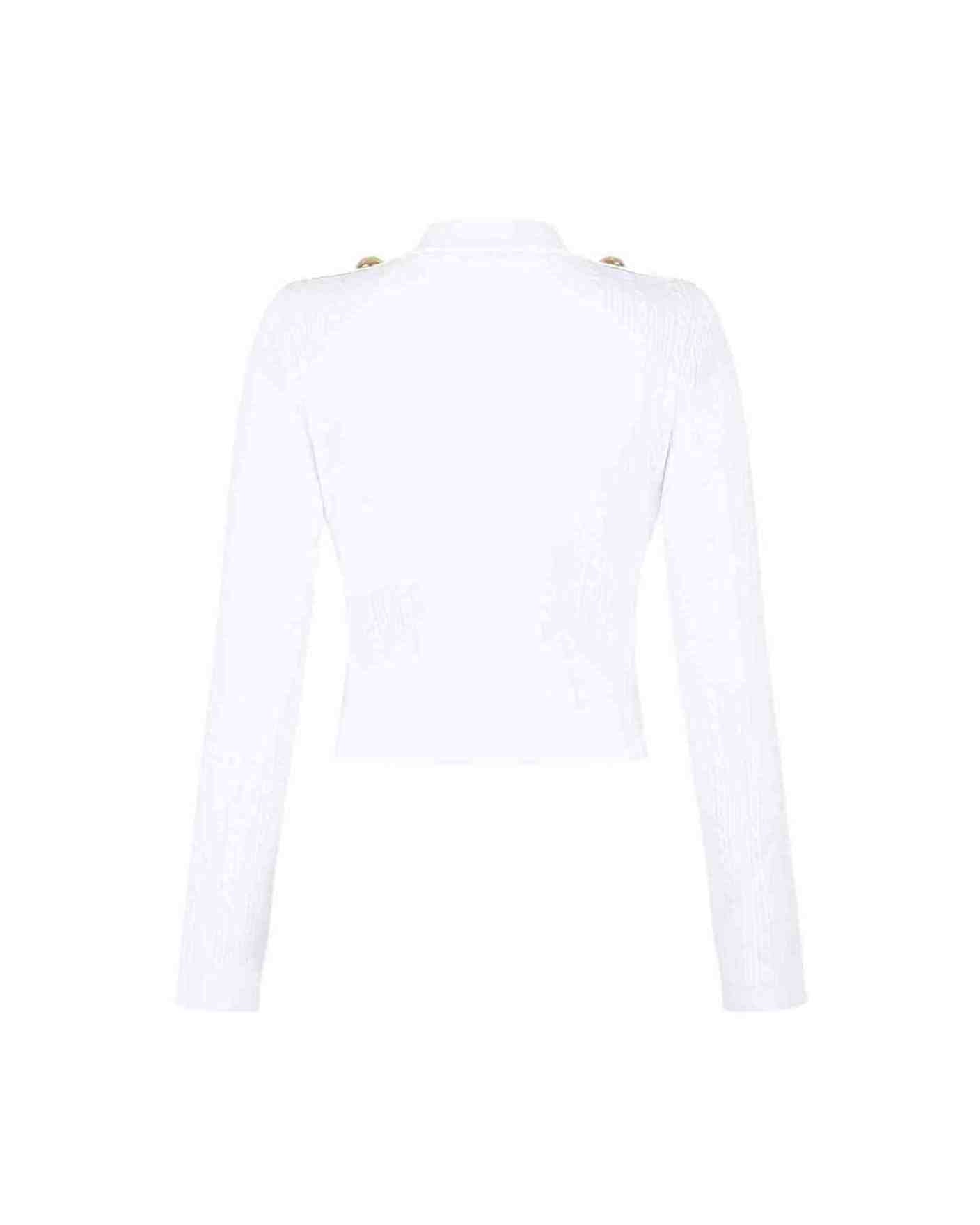 Balmain Button Trim Cable Knit Cardigan Glam Steals