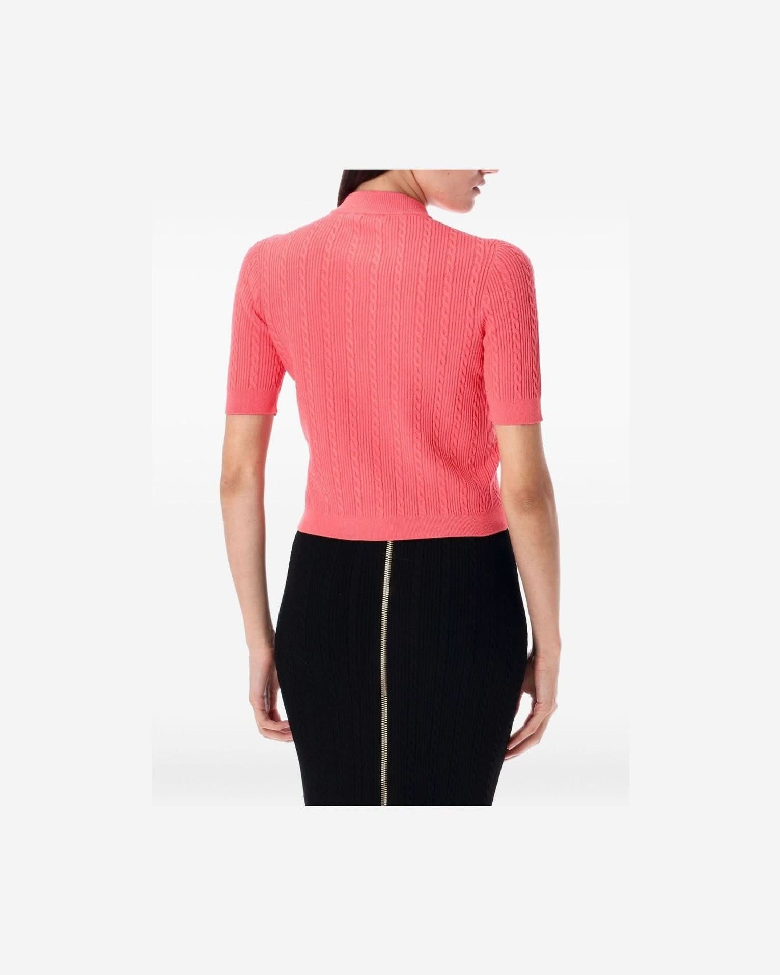 Balmain Cable Knit Buttoned Cardigan Cardigans