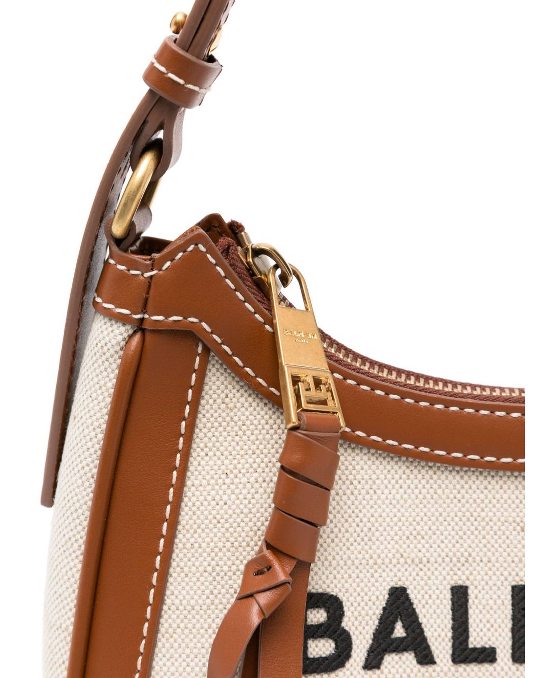 Balmain Canvas B Army Shoulder Bag Glam Steals