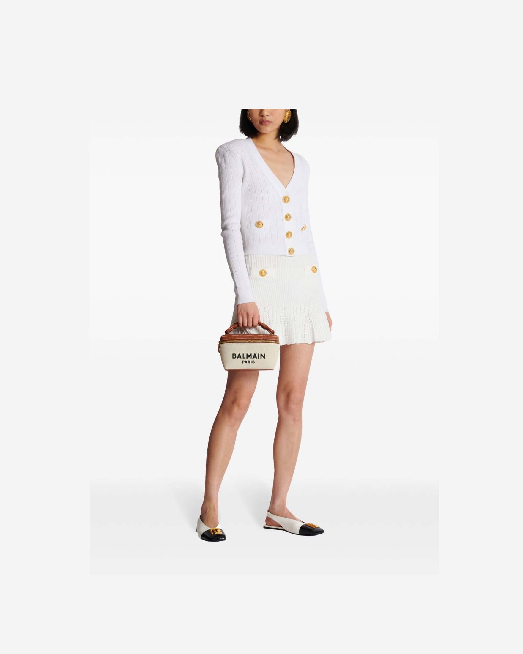 Balmain Canvas B Army Vanity Case Glam Steals