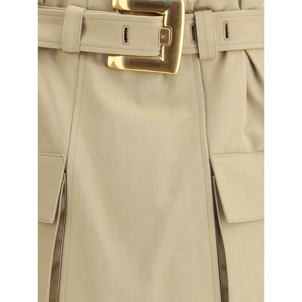 Balmain Cargo Miniskirt Glam Steals
