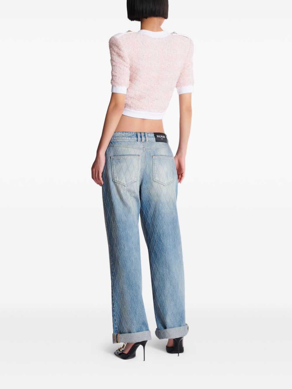 Balmain Cropped Cardigan Glam Steals