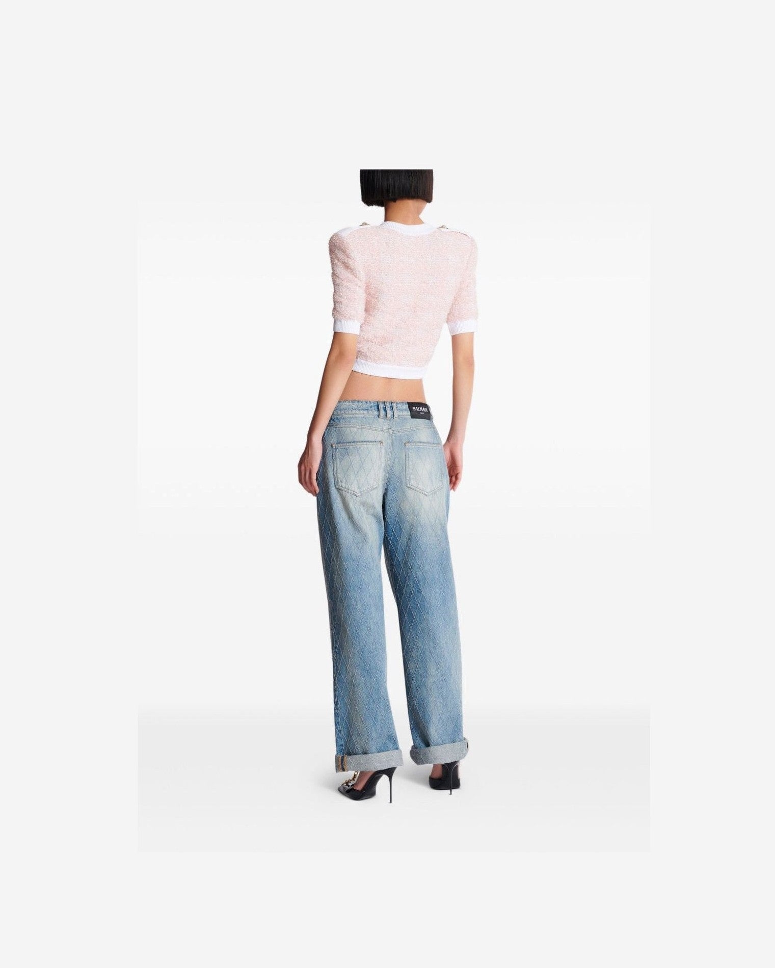 Balmain Cropped Cardigan Glam Steals