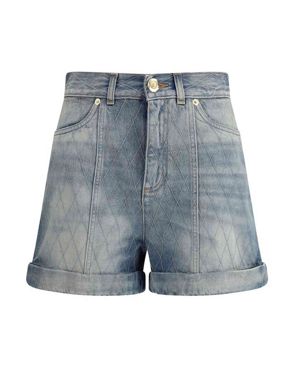 Balmain Denim Shorts Glam Steals