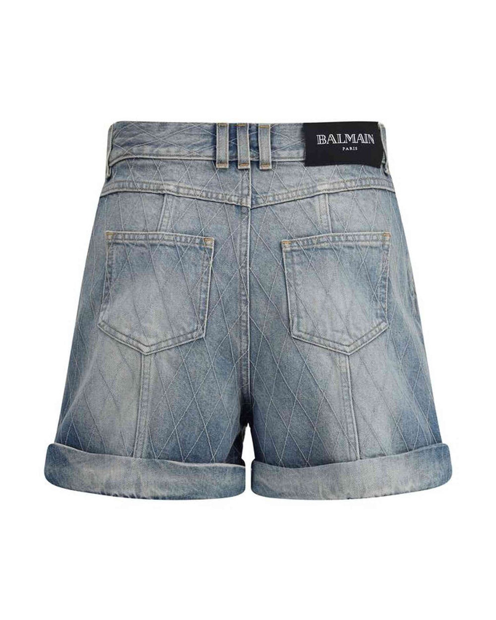Balmain Denim Shorts Glam Steals