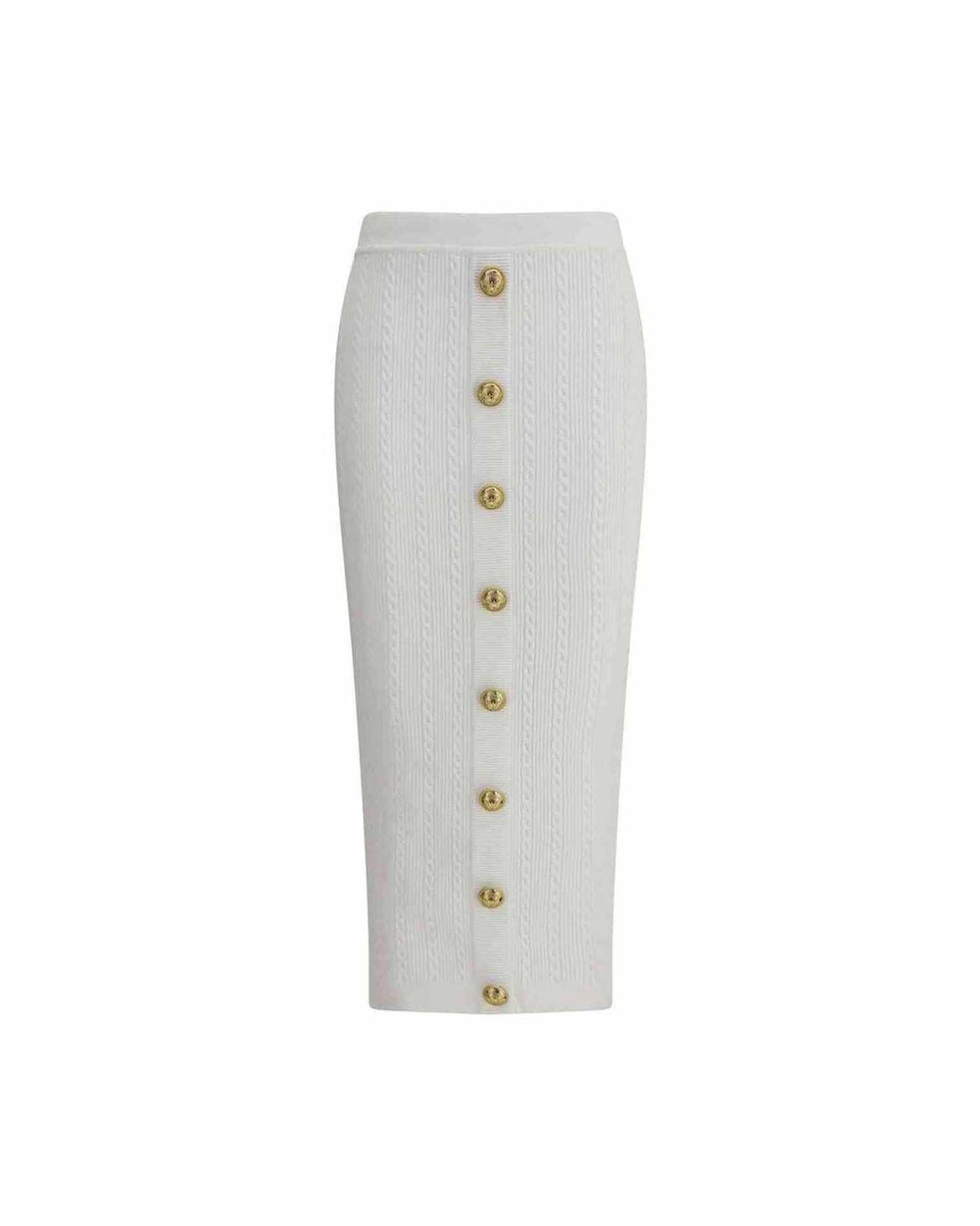 Balmain Knit Midi Skirt Glam Steals