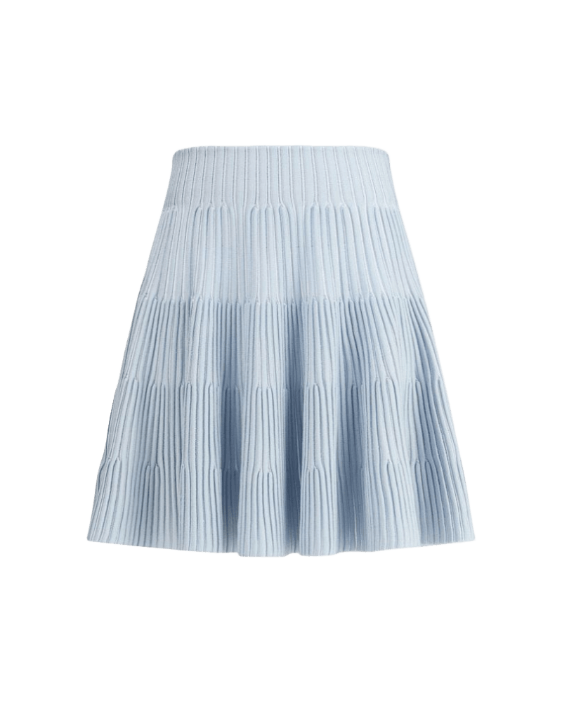 Balmain Knit Miniskirt Glam Steals