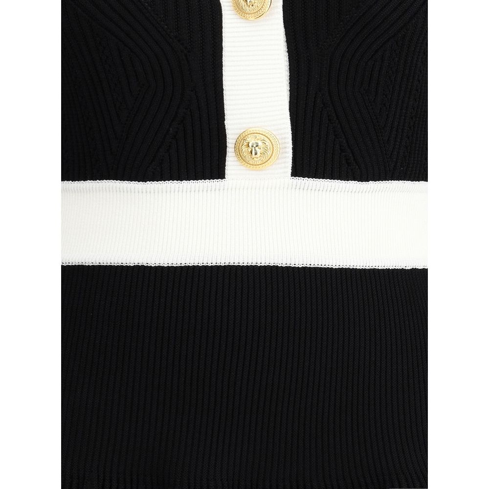 Balmain Knit Short Dress Glam Steals
