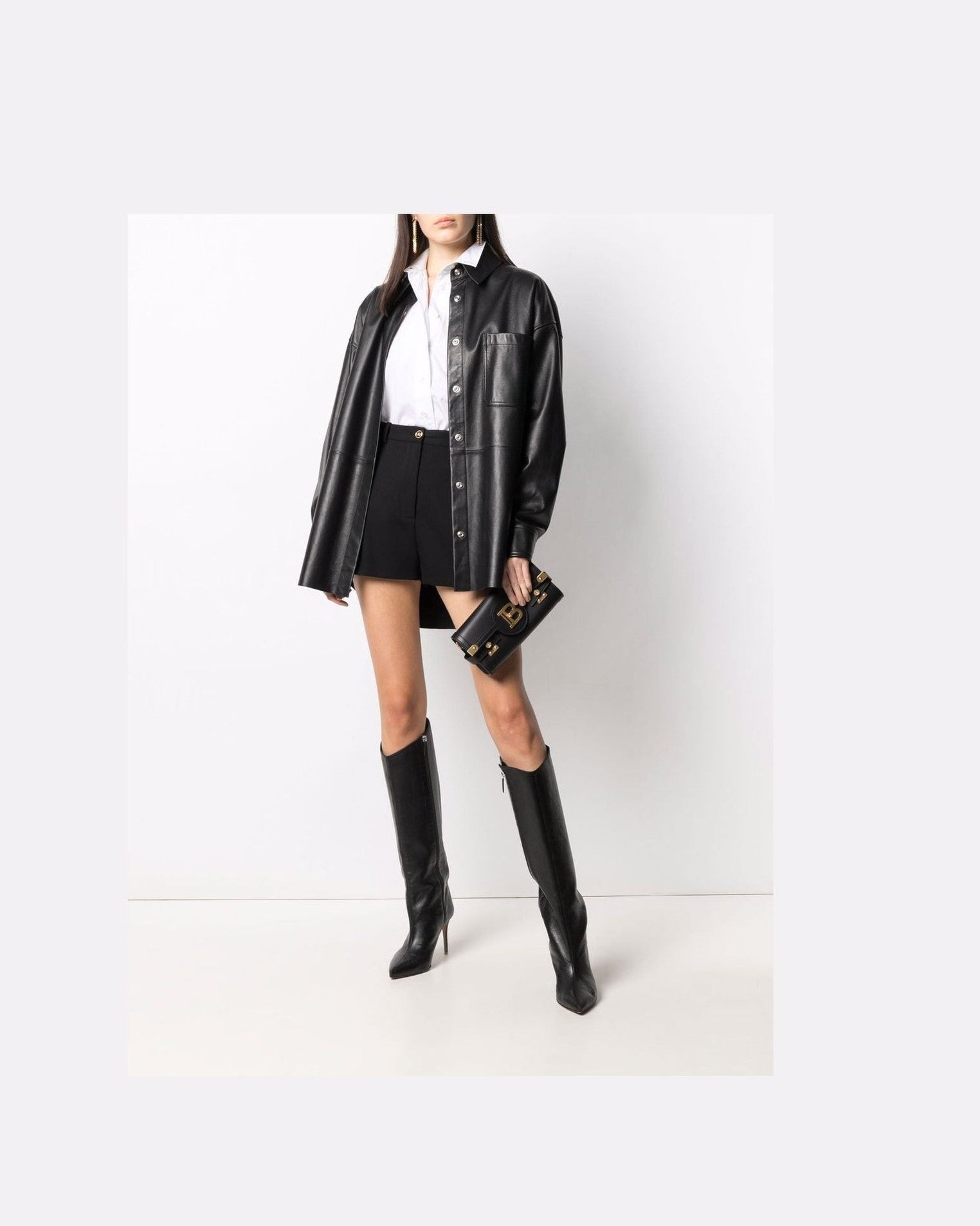 Balmain Leather B Buzz 23 Shoulder Bag Glam Steals