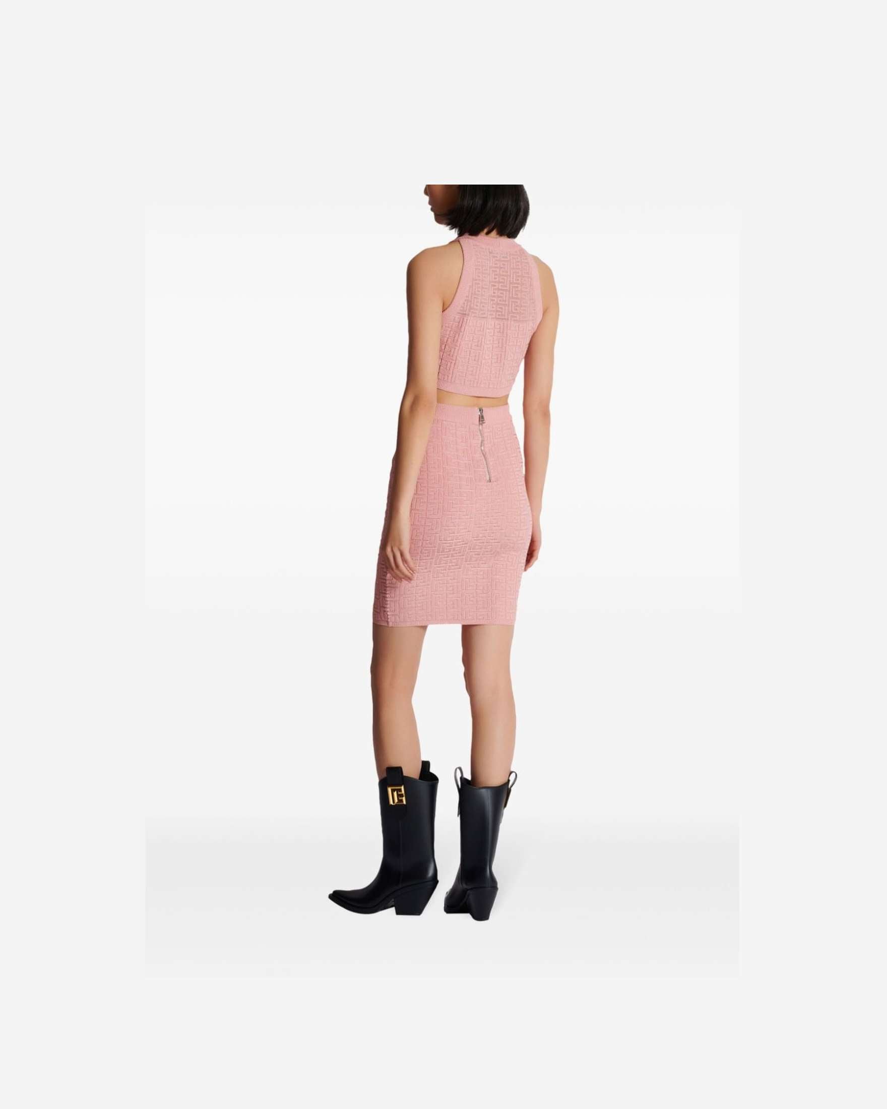Balmain Pb Labyrinth Knit Top Glam Steals