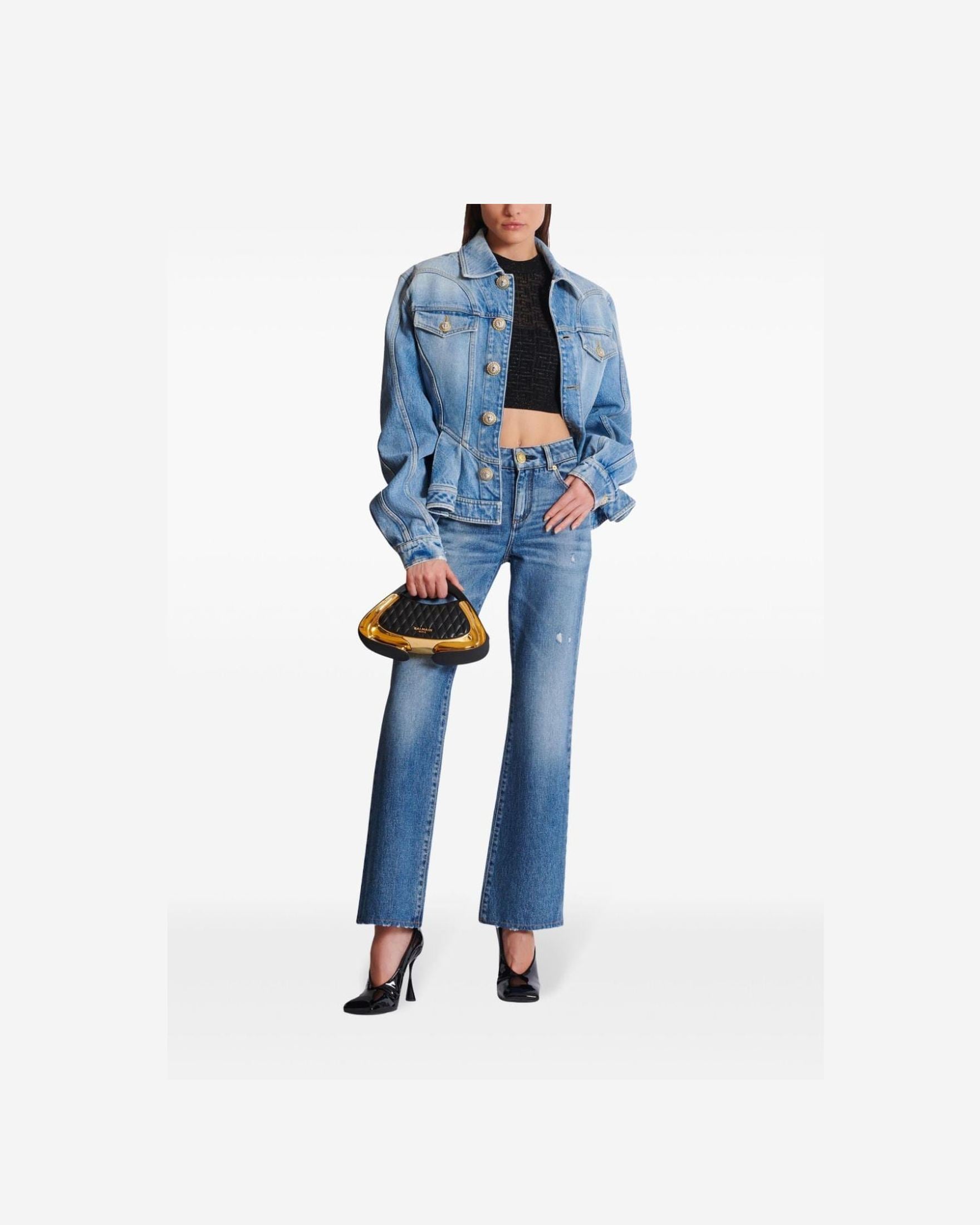 Balmain Pb Labyrinth Knit Top Glam Steals