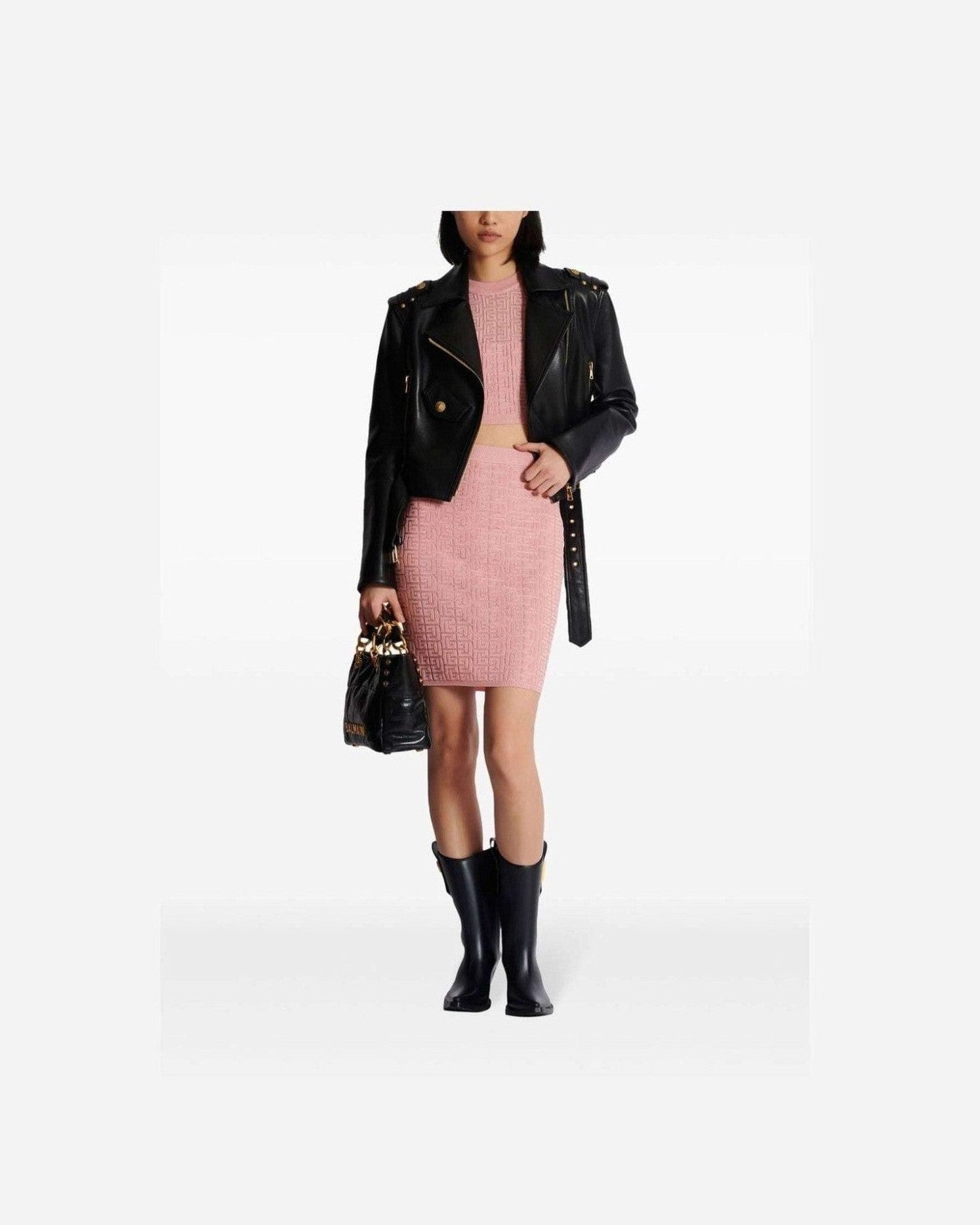 Balmain Pb Labyrinth Knit Top Glam Steals