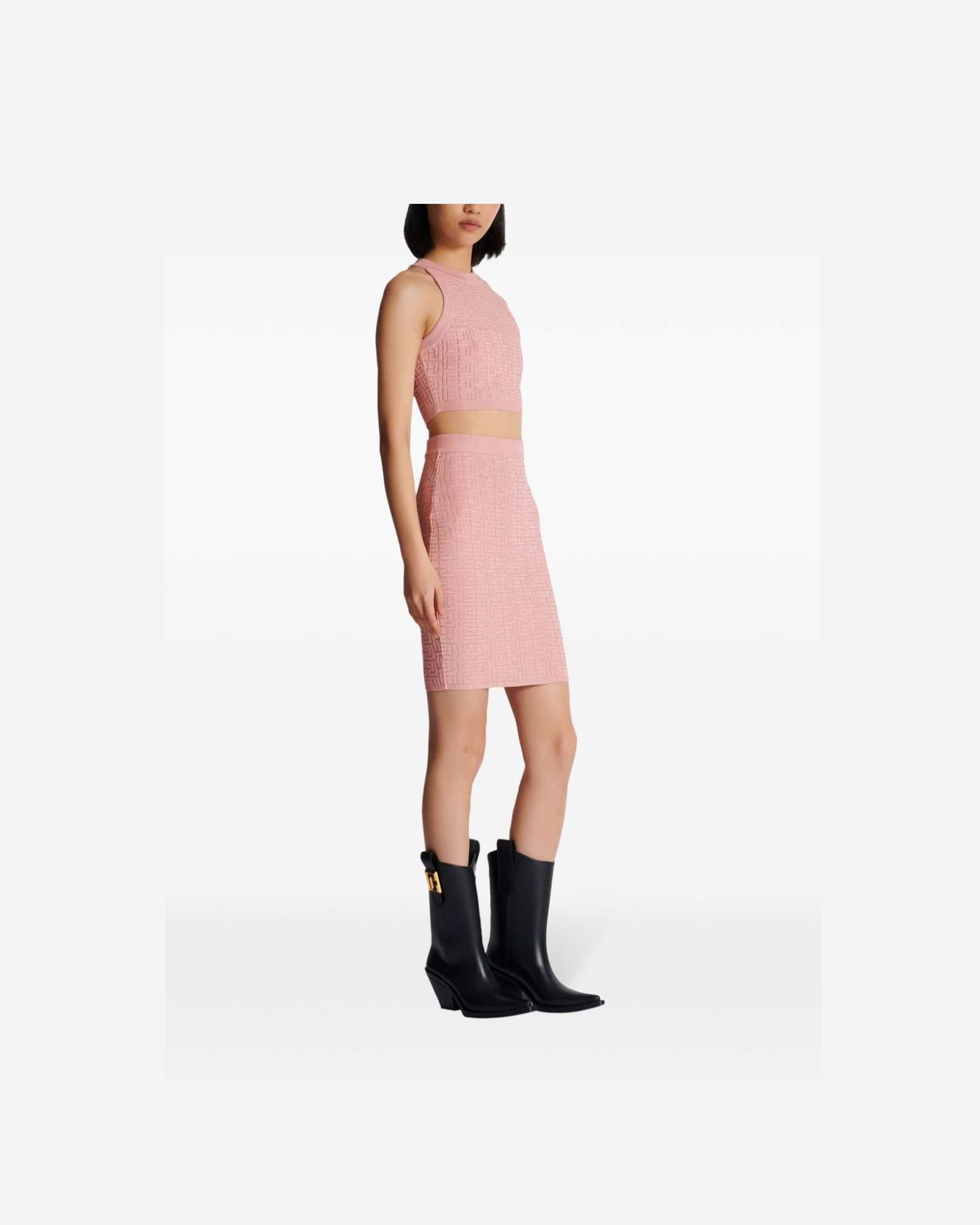 Balmain Pb Labyrinth Knit Top Glam Steals