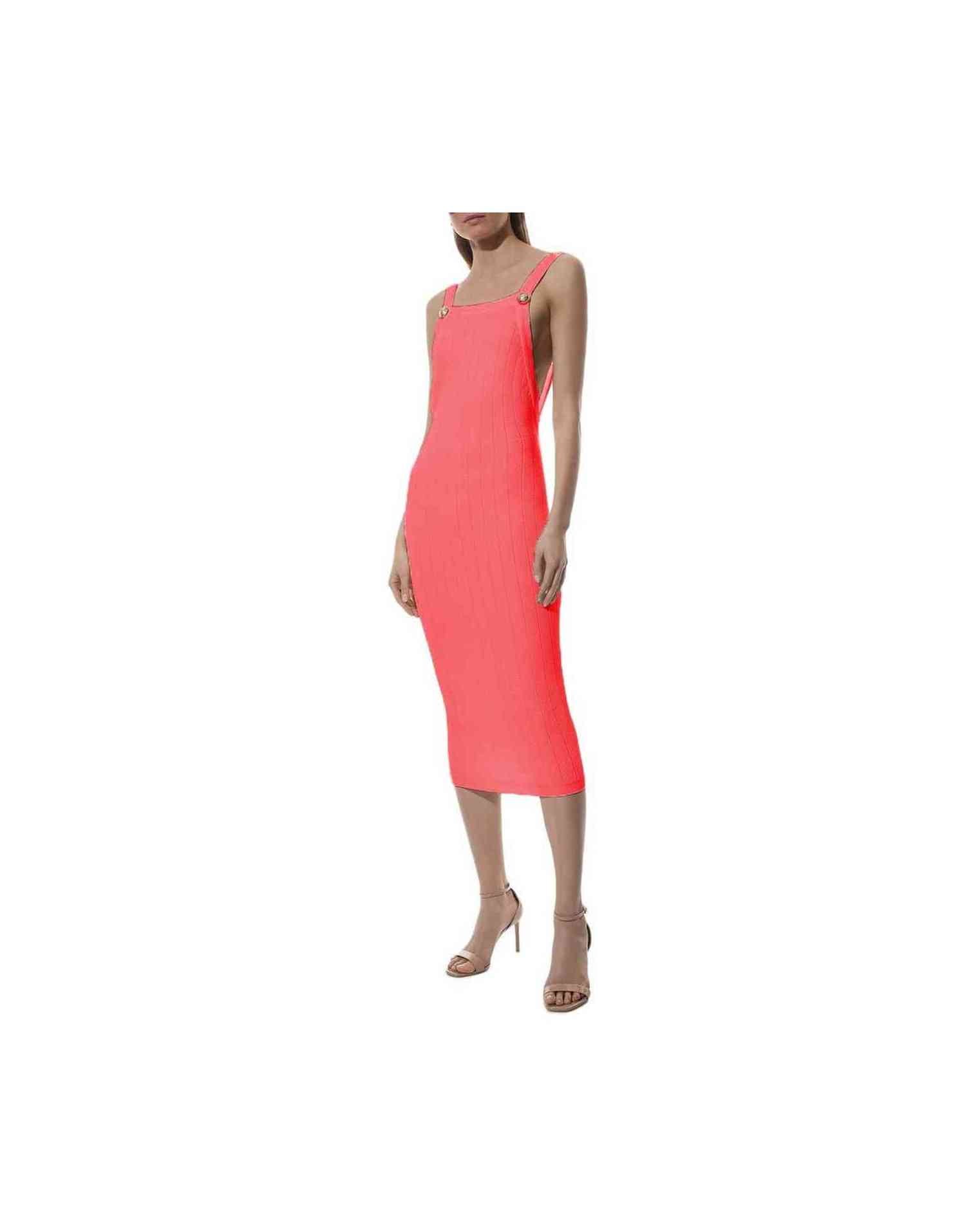 Balmain Pink Viscose Dress Glam Steals