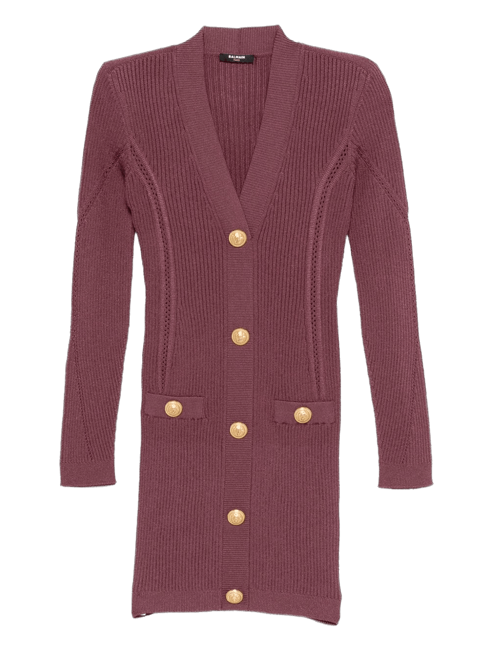 Balmain Purple Dress Glam Steals