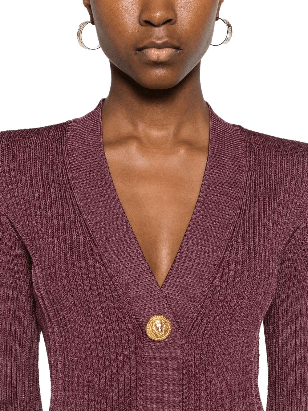 Balmain Purple Dress Glam Steals