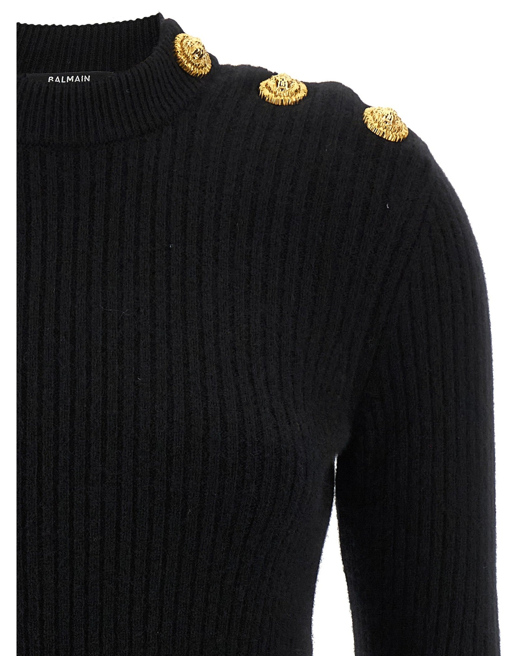 Balmain Ribbed Sweater Glam Steals