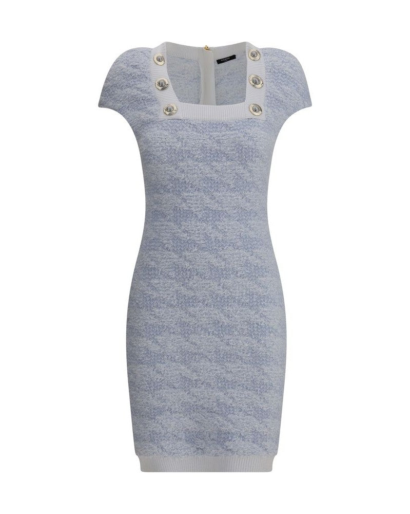 Balmain Stretch Midi Dress Glam Steals