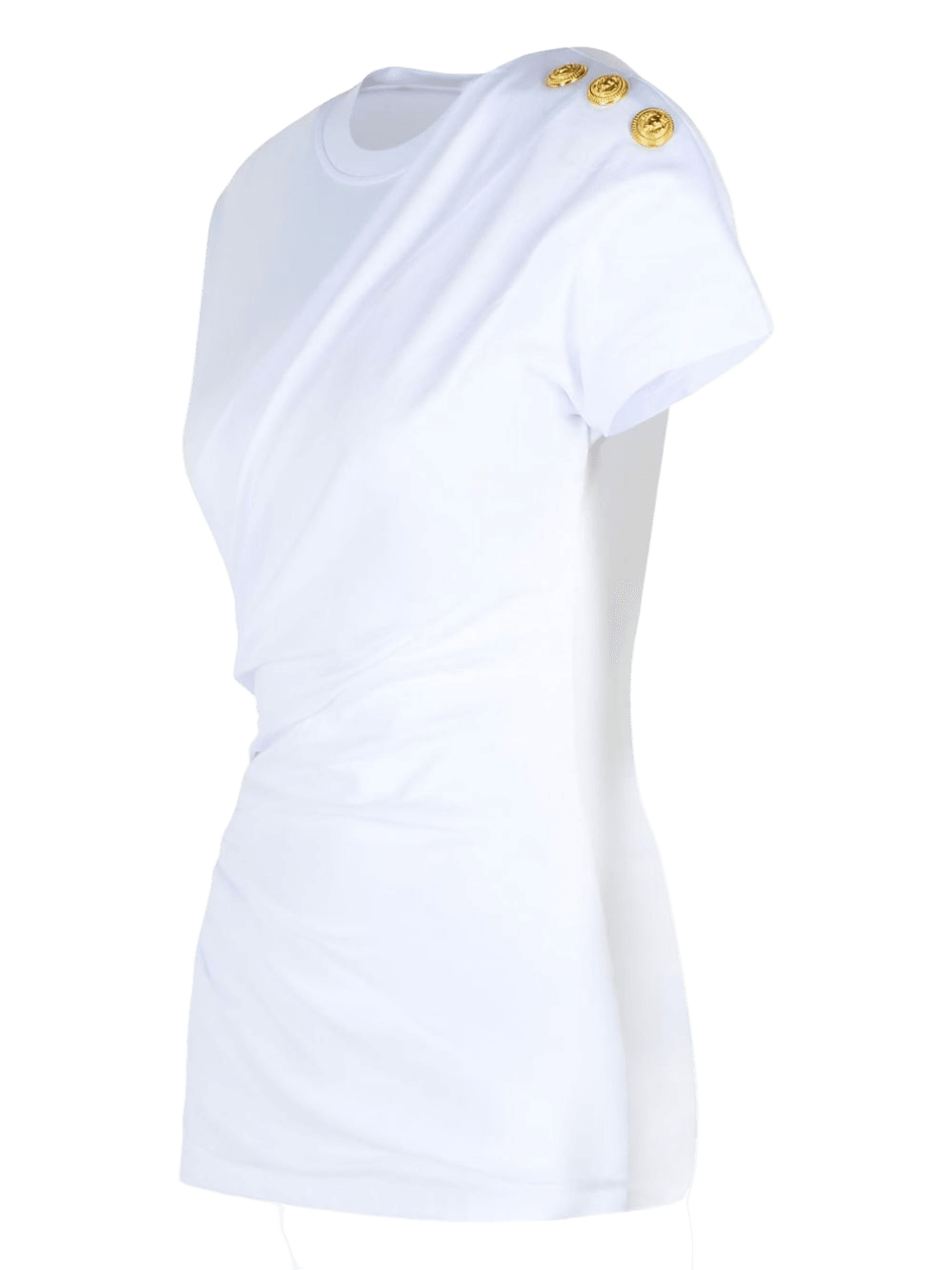 Balmain T-shirts and Polos White Glam Steals