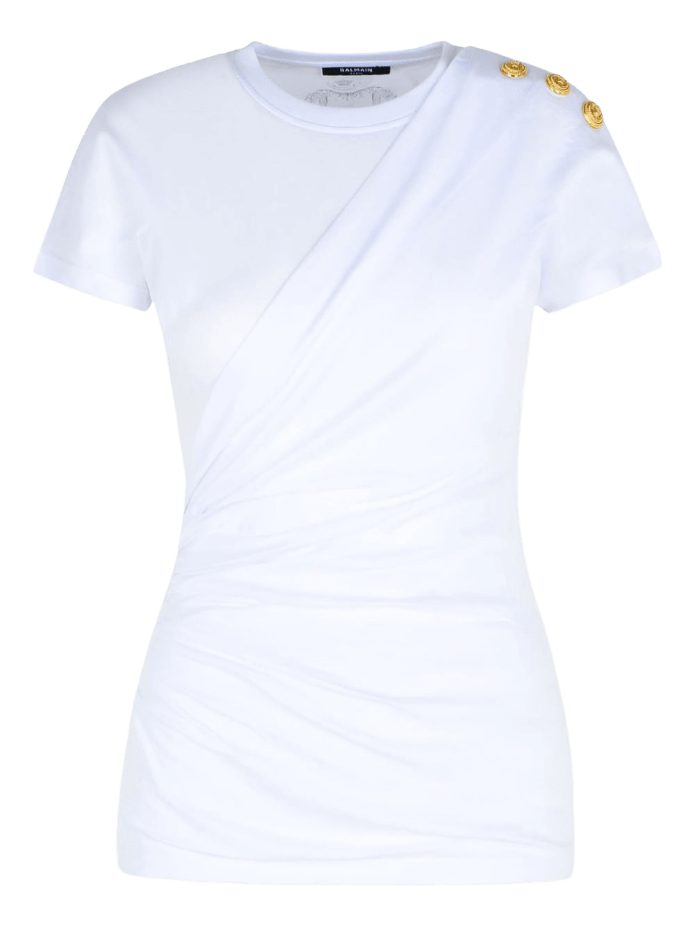 Balmain T-shirts and Polos White Glam Steals