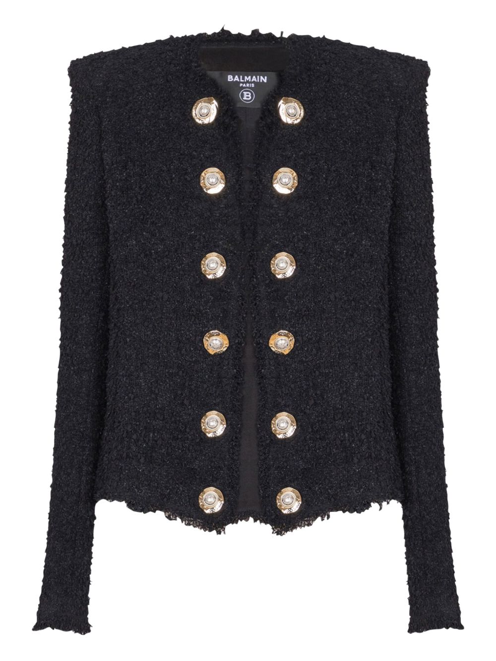 Balmain Tweed Edge To Jacket Glam Steals