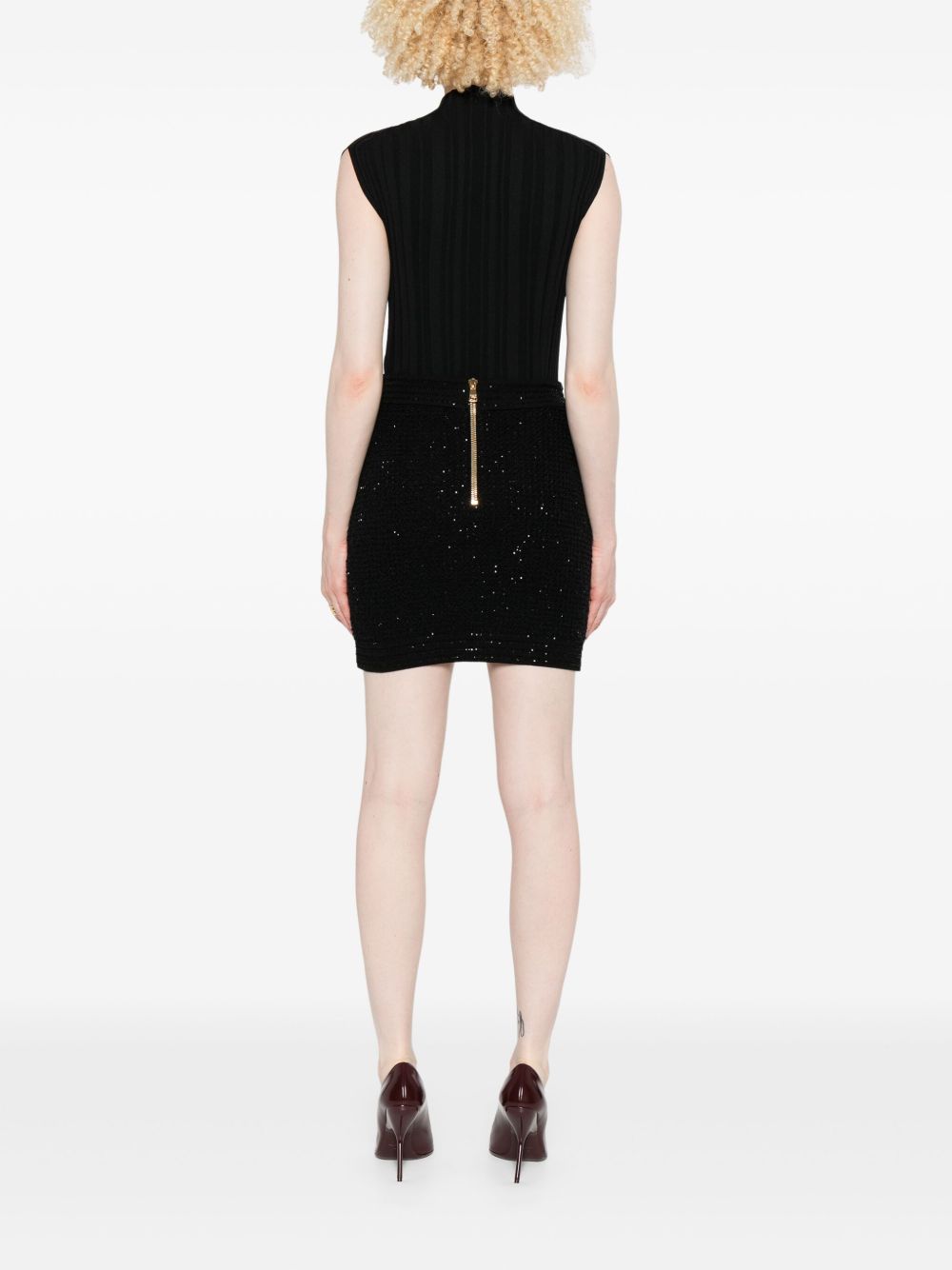 Balmain Tweed Mini Skirt Glam Steals