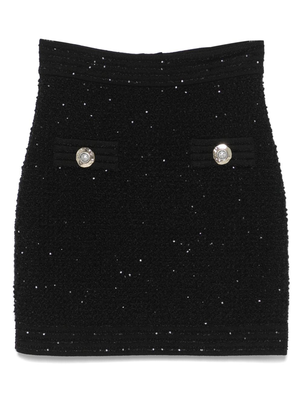 Balmain Tweed Mini Skirt Glam Steals