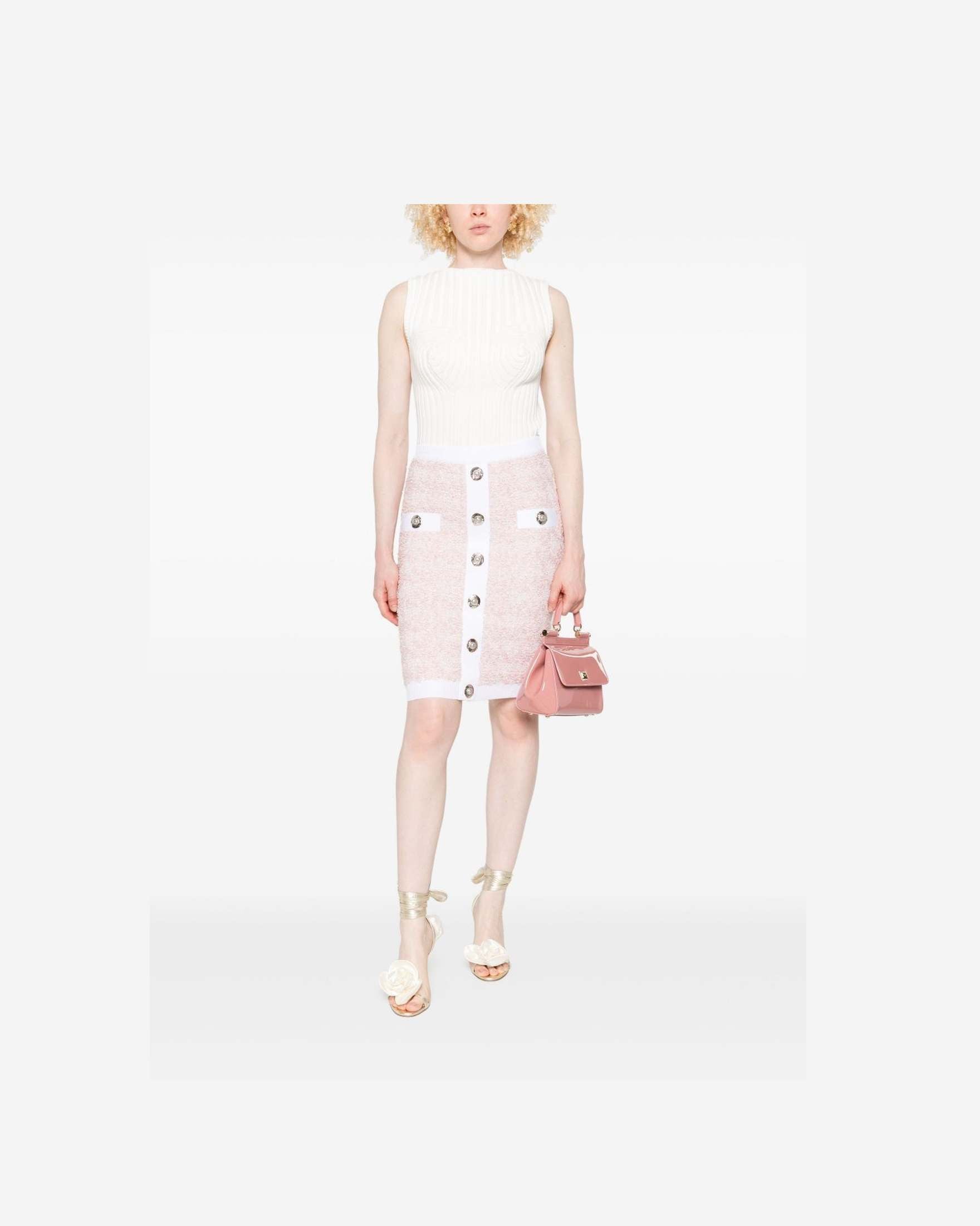 Balmain Tweed Pencil Skirt Glam Steals