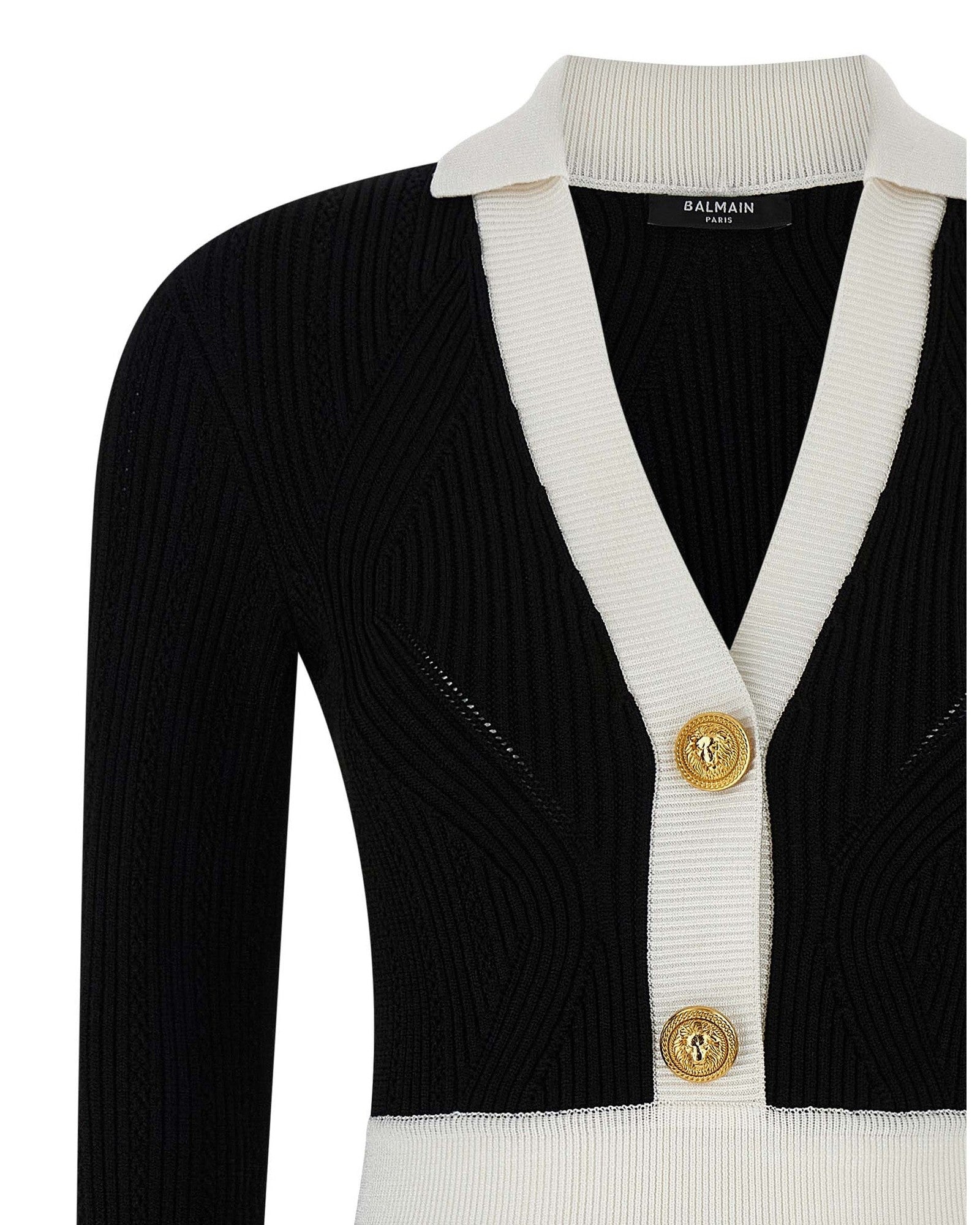 Balmain Two Tone Dress Glam Steals
