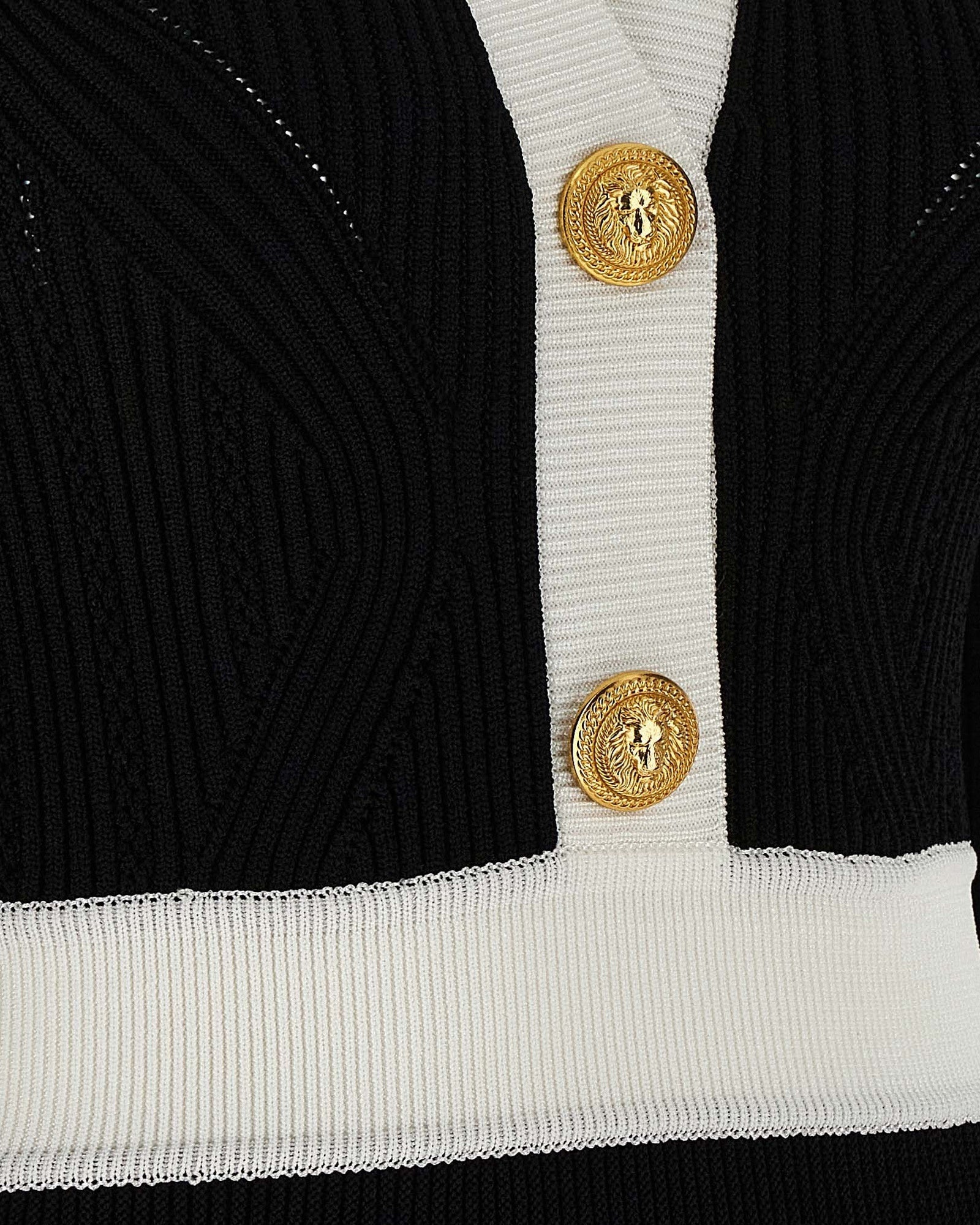 Balmain Two Tone Dress Glam Steals