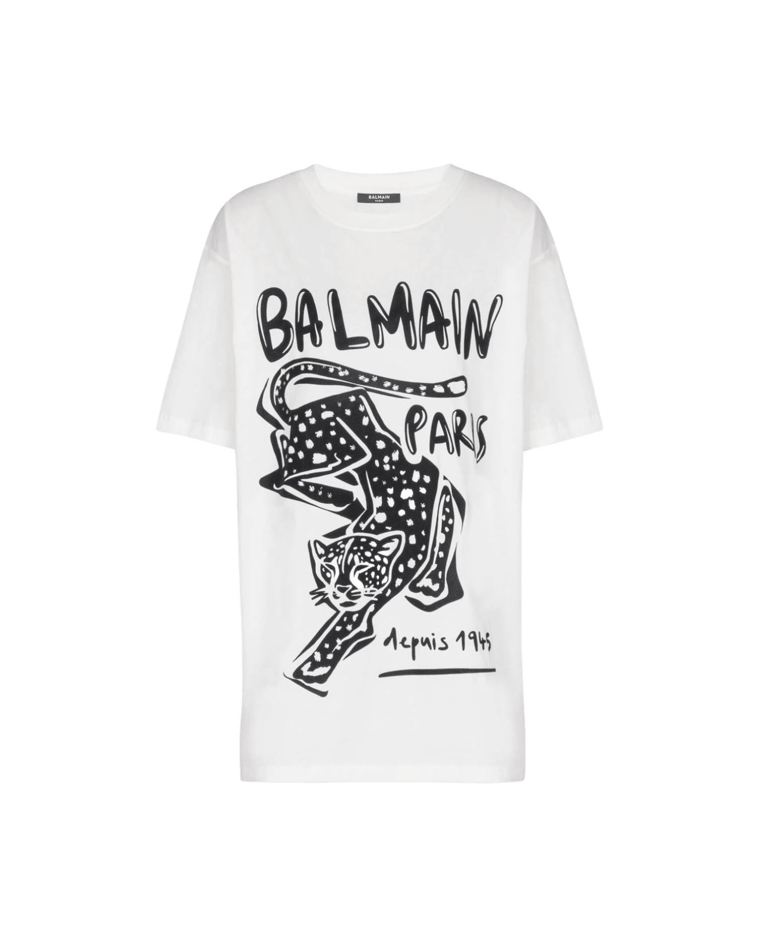 Balmain White T-shirt and Polo Glam Steals
